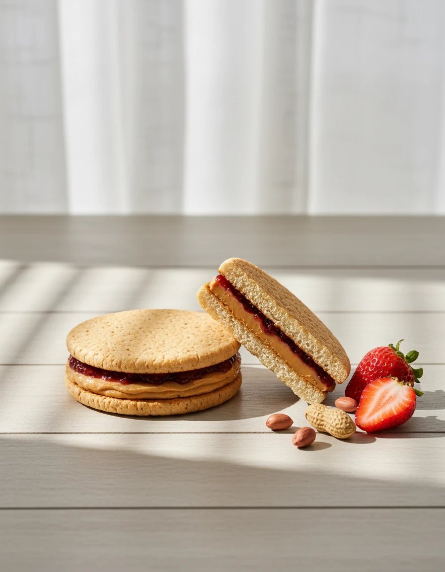Peanut Butter & Strawberry Jam Protein Pocket