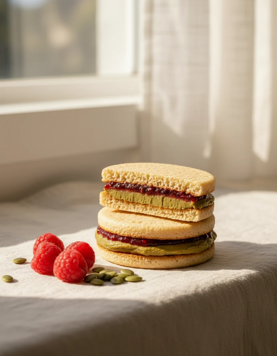 Pumpkin Seed Butter & Raspberry Jam Protein Pocket