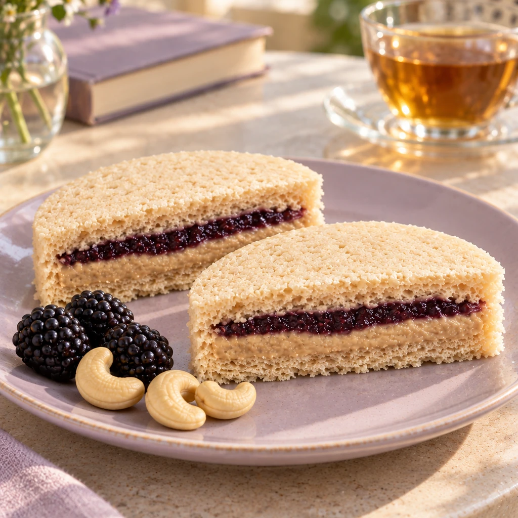 Cashew Butter & Blackberry Jam